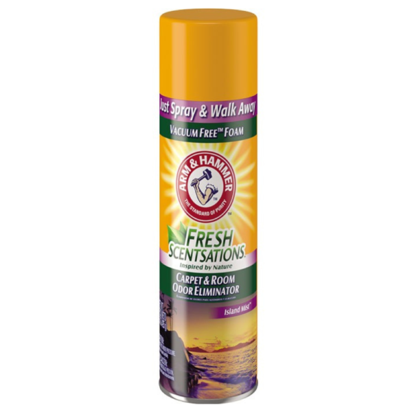 Arm & Hammer Island Mist Carpet Odor Eliminator Espuma Removedor de Olores para Alfombras 15 oz