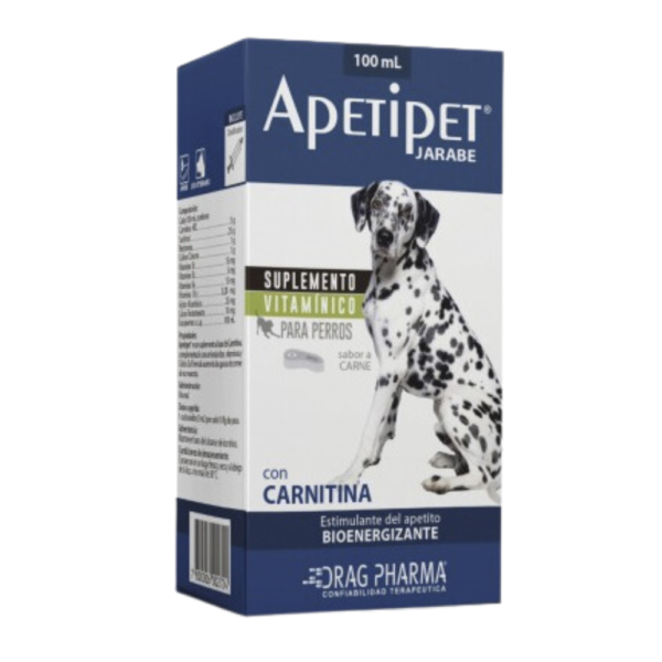 Apetipet Jarabe Estimulante del Apetito para Perros 100ml