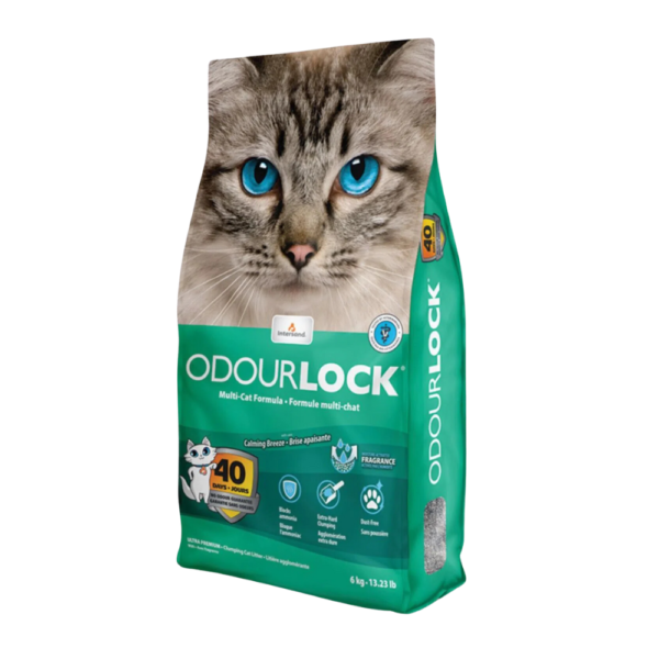 OdourLock calming breeze clay litter Arena Fragancia a Brisa para Gatos 6kg/13lbs