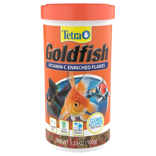 Tetra GoldFish Flakes Flakes Alimento Natural en Hojuelas para Peces Goldfish 3.53oz