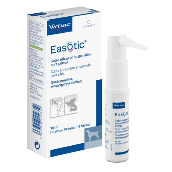 Easotic Suspensión Otica para el Tratamiento de la Otitis Externa en Perros 10ml
