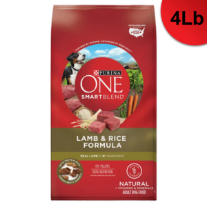 Purina One Smart Blend Lamb & Rice Formula Alimento Seco de Cordero para Perros 4lbs/1.8kg