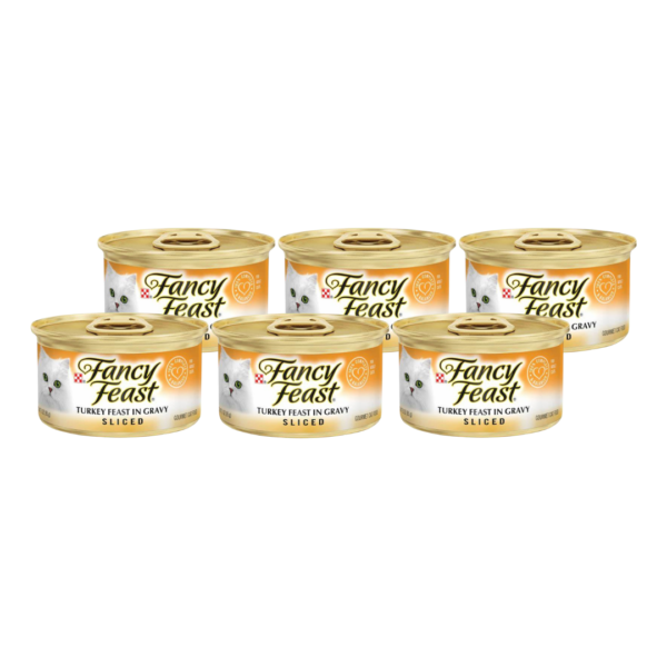 Purina Fancy Feast Sliced Turkey Feast in Gravy Slide
