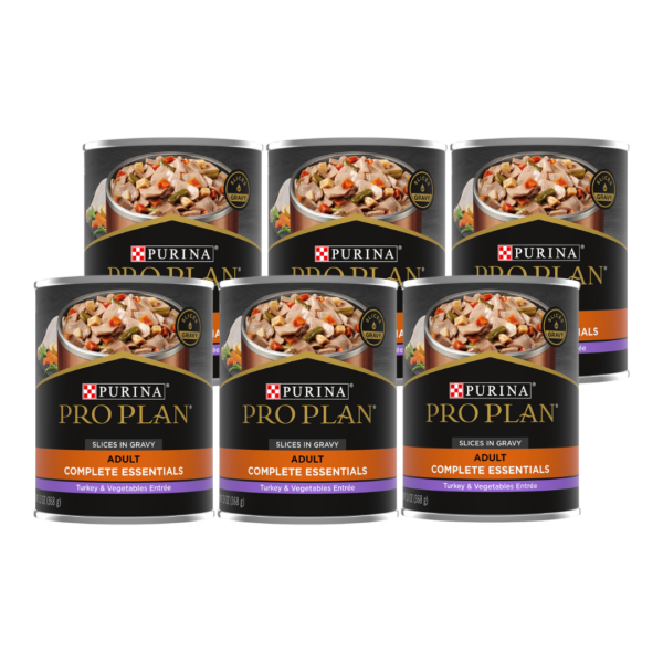 Purina Pro Plan Alimento Húmedo Para Perros De Pavo Y Vegetales 13oz (6-PACK)