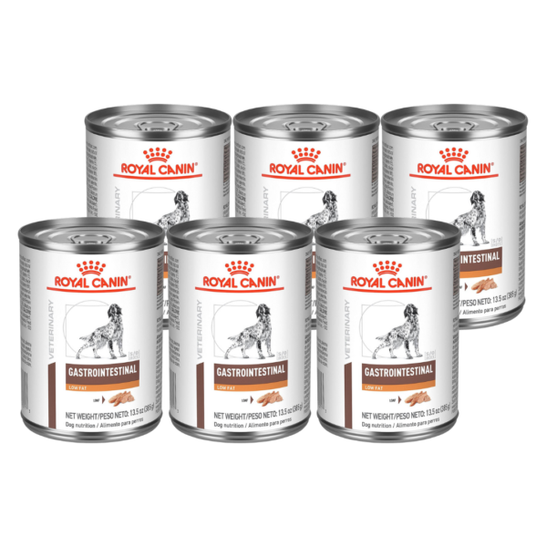 Royal Canin Gastrointestinal Low fat Alimento Húmedo Para Perros 410gr (6-PACK)