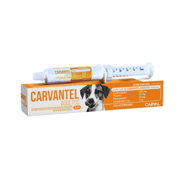 Carvantel Adultos Antiparasitario de Amplio Espectro para Perros Adultos 5ml