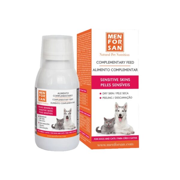 Men For San Pieles Sensibles Alimento Complementario para Perros y Gatos 120ml