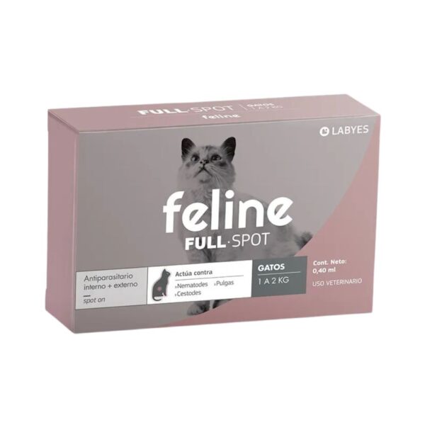 Feline Fullspot Antiparasitario Interno y Externo para Gatos 1 a 2 kg