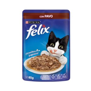 Purina Felix Pavo Alimento Humedo de para Gatos 85grs