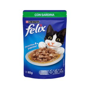 Purina Felix Sardina Alimento Humedo de para Gatos 85grs