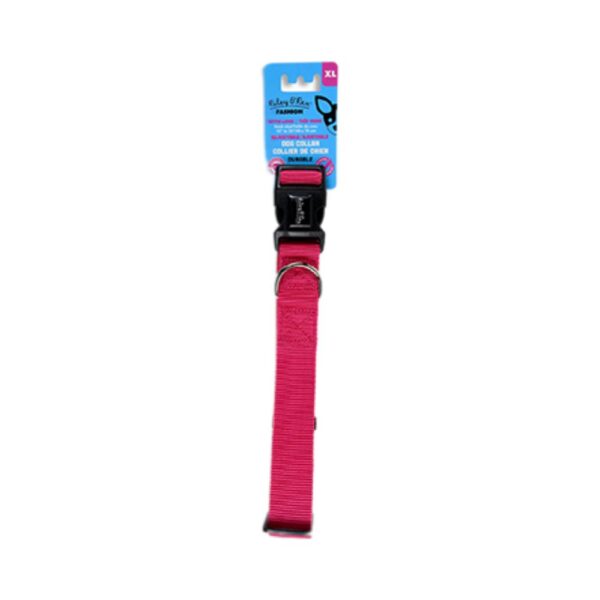 Riley & Rex Collar Nailon Fuchsia para Perros 19" XL