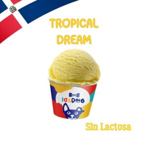 Icedog Yellow Tropica Dream Helado Deslactosado para Perros y Gatos 4oz