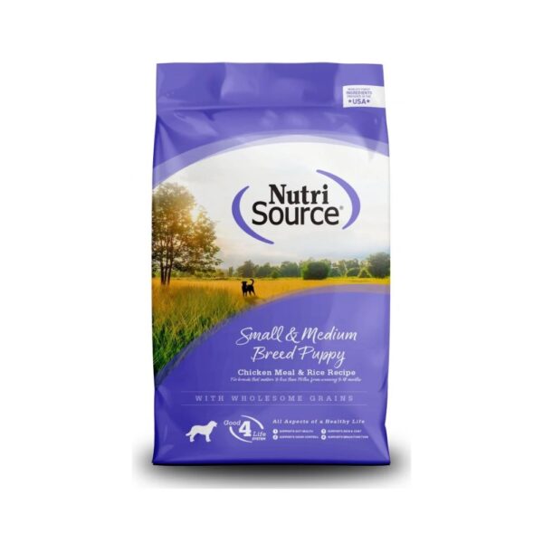 Nutrisource Small & Medium Breed Puppy Alimento Seco Para Cachorros 12lb/5.4kg
