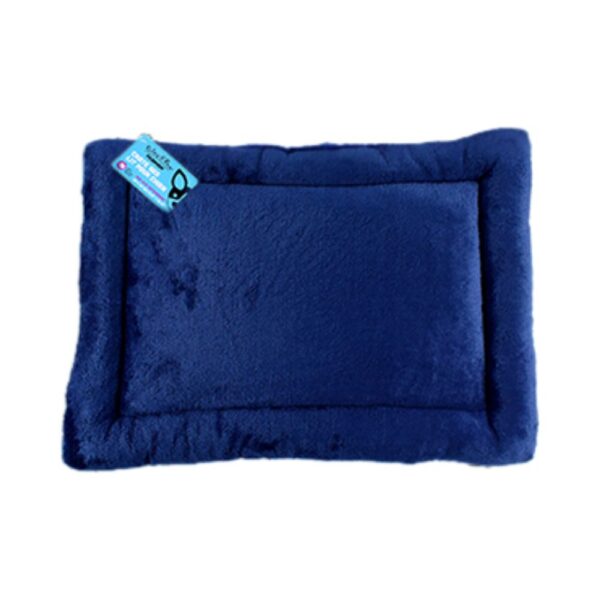 Riley & Rex Cama Plana Antideslizante Azul para Mascotas 22.8"