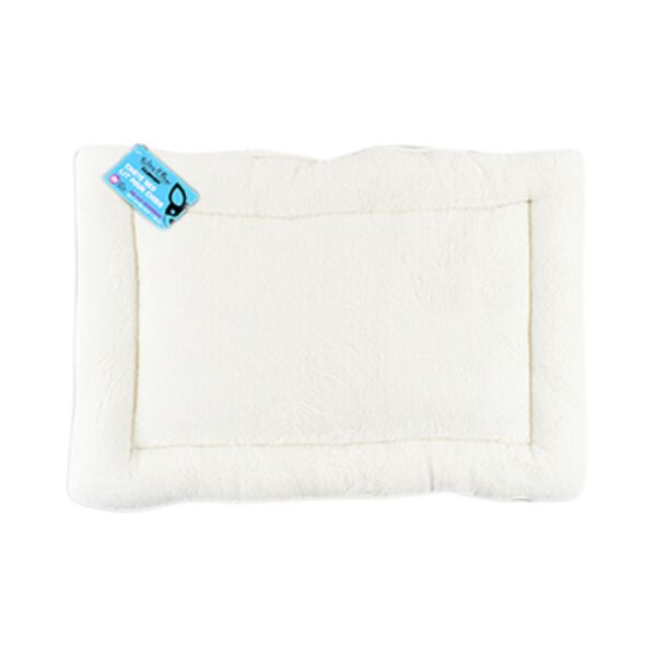 Riley & Rex Cama Plana Antideslizante Crema para Mascotas 22.8"