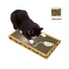 Riley & Rex Tabla Rascador con Ratoncito Tejido para Gatos