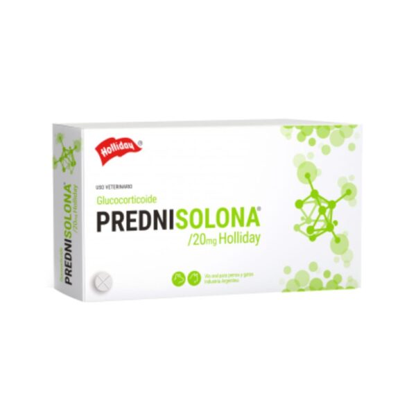 Holliday Prednisolona 20mg Glucocorticoide Para Perros Y Gatos 1 Tableta