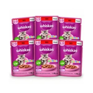 Whiskas Res Alimento Húmedo Para Gatitos 85gr (6-PACK)